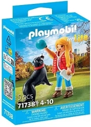 Fata cu câinele ciobănesc PLAYMOBIL
