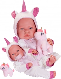 Antonio Juan păpușă realistă bebeluș 42 cm corp din vinil complet