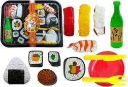 Set de sushi pentru copii cu tacâmuri și accesorii (27 piese)