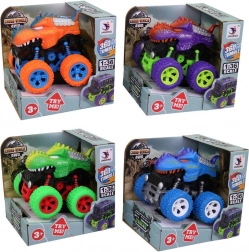 Mașină cu roți mari dinozaur în 4 culori