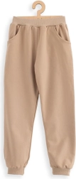 Pantaloni de trening pentru copii New Baby Kindergarten maro