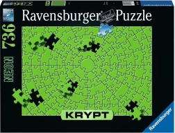 Puzzle RAVENSBURGER KRYPT verde neon, 736 piese