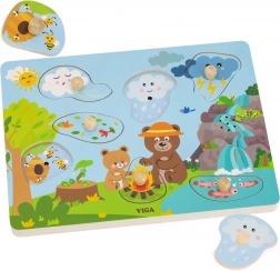 Puzzle din lemn SUNETELE NATURII de la VIGA