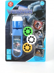 Lanternă și proiector spațial – set de proiecție pentru copii