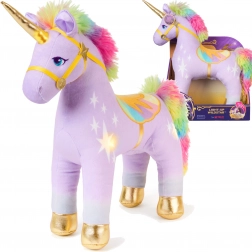 Unicorn din pluș WILDSTAR cu lumină 35 cm – UNICORN ACADEMY