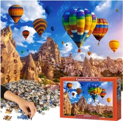Baloane colorate Cappadocia - puzzle Castorland 2000 de piese