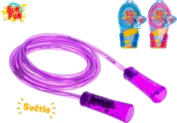 Sun Fun coardă de sărit cu LED pentru copii 210 cm