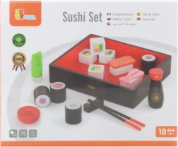 Set de sushi din lemn pentru copii