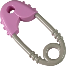 Zornăitoare roz-gri pentru bebeluși