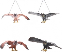 Bufniță zburătoare din plastic 38 cm pentru agățat