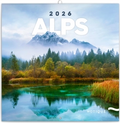 Calendar de notițe Alpi 2026