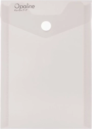 Plic cu capse A6 pe verticală Opaline transparent