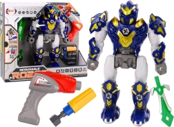 Robot de înșurubat cu bormașină, lumini și sunete – albastru