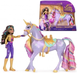 Figurine Unicorn Academy Păpușa Sophia și unicornul Wildstar