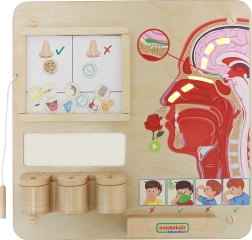 MASTERKIDZ panou educațional Montessori - simțul mirosului