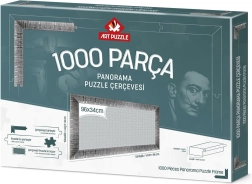 Ramă pentru puzzle 96x34cm argintiu