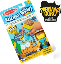 Sticker WOW! Set de autocolante cu ștampilă Buldozer