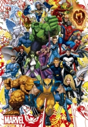 EDUCA Puzzle Eroii Marvel 500 piese