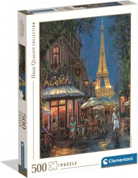 Puzzle Clementoni Night at the Eiffel Café 500 piese