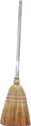 Mătură din sorg cu mâner din lemn 74 cm