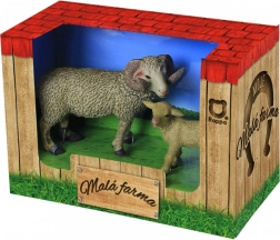 Set de animale Ferma mea mică: berbec și miel