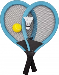 set sportiv pentru copii cu rachete de tenis și badminton Woopie