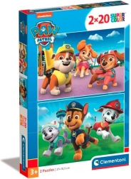 Puzzle 2×20 piese Paw Patrol