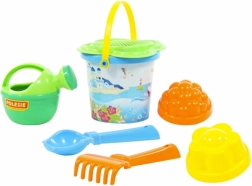 Set pentru nisip cu găletușă mică și sită