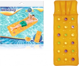 Bestway saltea gonflabilă pentru apă cu pernă 188 × 71 cm – Portocaliu