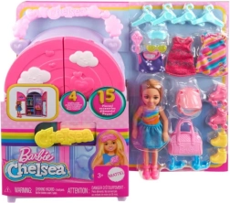Barbie Chelsea dulap – păpușă și 15 accesorii