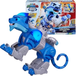 PJMasks pisica curajoasa răcnind cu figurina