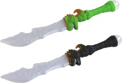 Sabie luminoasă cu mâner de dinozaur – verde sau negru