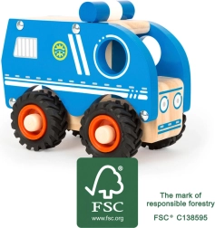 Small Foot mașină de poliție din lemn