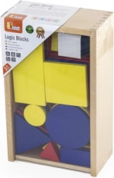 cubi logici din lemn – forme geometrice VIGA TOYS montessori