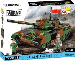 Set de construcție COBI T-72M1R tanc 1:35 (PL/UA) – 724 piese