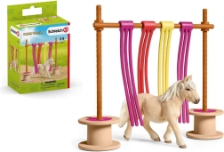 Schleich set cal cu obstacole și autocolante