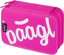 Penar Școlar cu Două Etaje Logo Roz