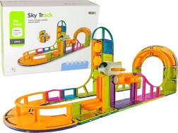 Set de construcție magnetic SKY TRACK – pistă suspendată, 61 piese