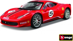 Model automobil Ferrari 458 Challenge roșu 1:24 Bburago