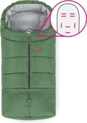 Petite&Mars sac de iarnă reglabil 3în1 Jibot Horizontal Juicy Green