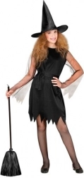 Costum de vrăjitoare pentru copii 116 cm (4–5 ani)