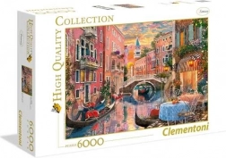 Puzzle 6000 piese Apus de soare în Veneția