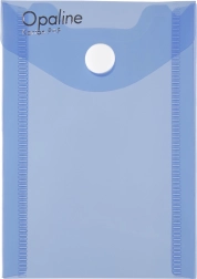 Plic cu capsă A7 pe verticală Opaline albastru
