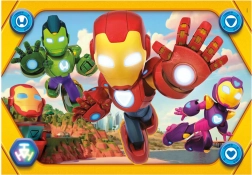 Puzzle CLEMENTONI Iron Man și prietenii săi uimitori MAXI 104 piese