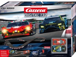 pistă auto carrera digital 132 24h speed 8 m cu bmw m4 gt3 și aston martin vantage gt3