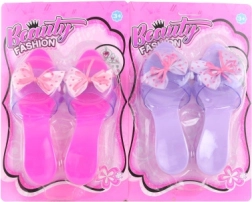 Pantofișori din plastic cu fundă pentru copii