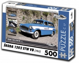 Puzzle retro auto Škoda 1202 STW VB 500 piese