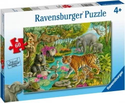 Puzzle Ravensburger Animalele Indiei 60 piese