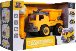 basculantă de construcții demontabilă cu bormașină și șurubelniță