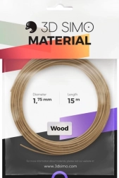 filament wood pro pentru creion 3D și imprimare 3D, maro 1,75 mm, 15 m